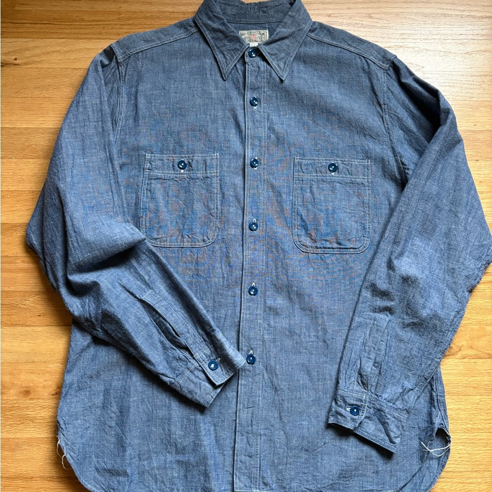 Buzz Rickson USN Chambray Indigo